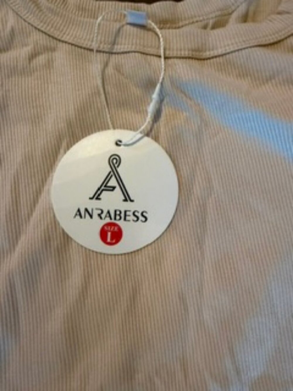NWT Ribbed Nude Tank - Picture 2 of 2